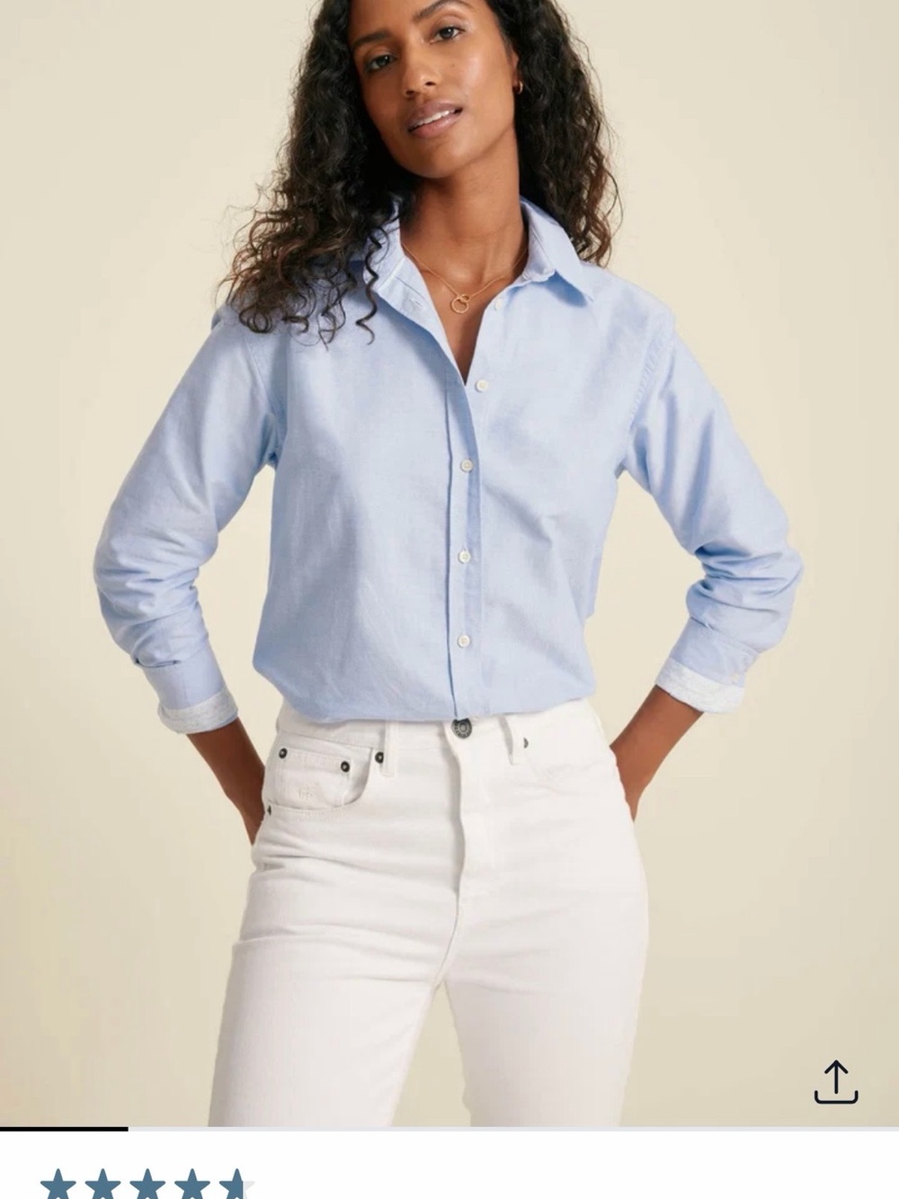 Beaufort & Blake Sky Blue Beauchamp Oxford Shirt - Size 14 - NWT
